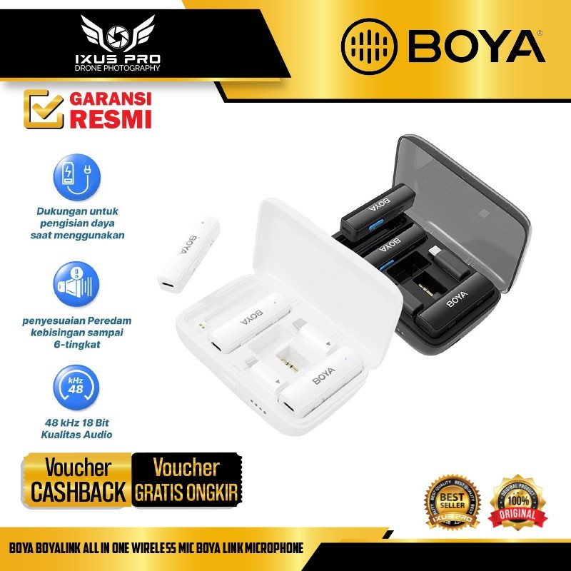 Boya BoyaLink All in One Wireless Mic Boya Link Microphone