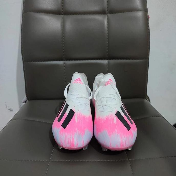 Sepatu Bola Adidas X 19.1 White Pink Fg soccer Terlaris