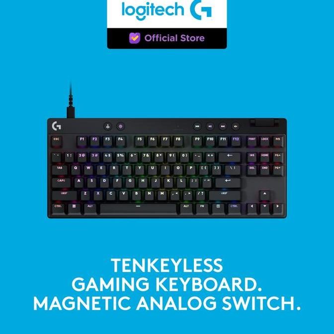 NEW Logitech G PRO X TKL RAPID dengan Switch Analog Magnetik, Mode Rapid Trigger, serta Aktuasi dan 