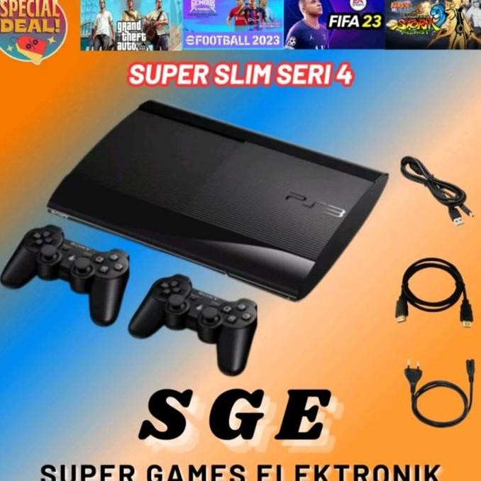 PS3 Super Slim 1TB / 500GB 2STICK SEGEL VOID PlayStation Terlaris