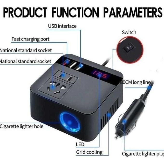 E - CAR Stuff K7 / Charger Serbaguna Untuk Mobil EHS Terlaris