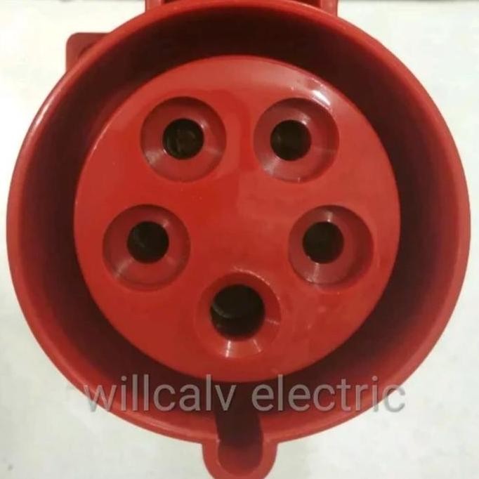 Stop Kontak 3 Pass 5 Pin 32A 32 Ampere - Stop Kontak 3 Phase 5 Pin 32A Terbaru