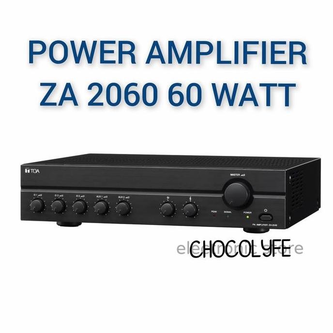 Promo AMPLI TOA 100 % ORIGINAL TOA AMPLIFIER TOA 60 WATT ZA 2060 COD