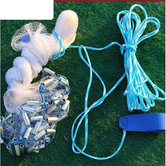 FT JALA LEMPAR NELAYAN JARING IKAN BAHAN SENAR PUTIH DAN WARNA WARNI