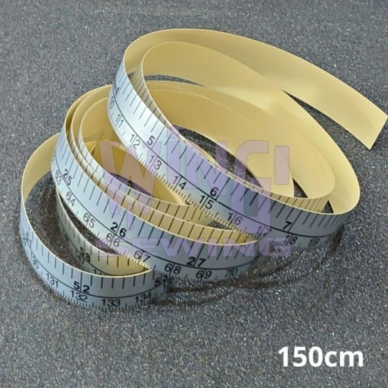 

Readyy!! Meteran Stiker Metric Penggaris Sticker Vinyl Plastik 150cm