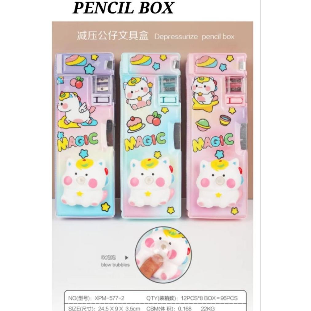 

Readyy!! Kotak pensil 3D timbul squishy/ kotak pencil xpm karakter/kotak pencil 3D/capybara/kuromi