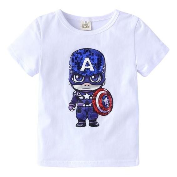 NEW  Baju LED Anak Cowok Baju Lampu Menyala Laki Superhero Impor
