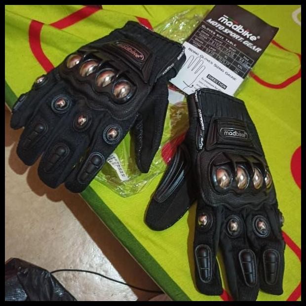 [type MAD10-C]Sarung Tangan Motor Stainless MadBike type MAD 10C New