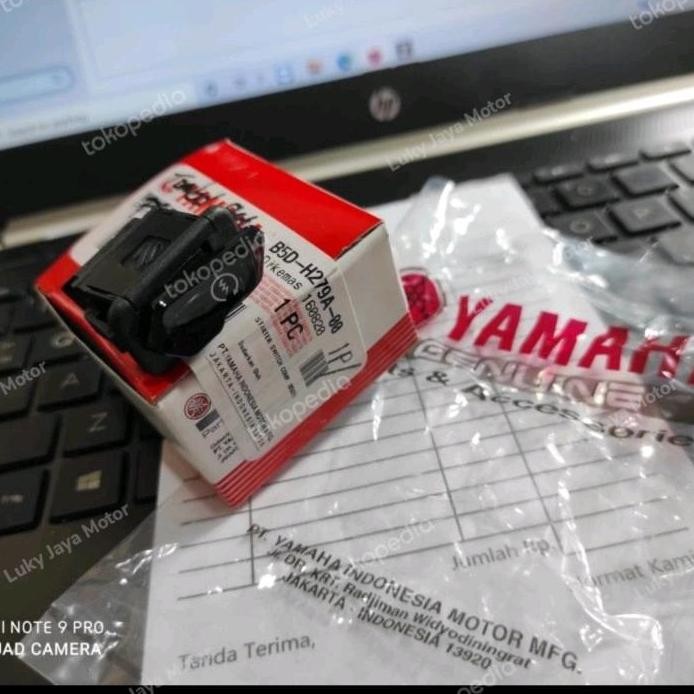 ready stock SAKLAR STATER TOMBOL STATER FREEGO, GEAR125,FAZZIO/TOMBOL STATER YAMAHA B5D-H279A-00