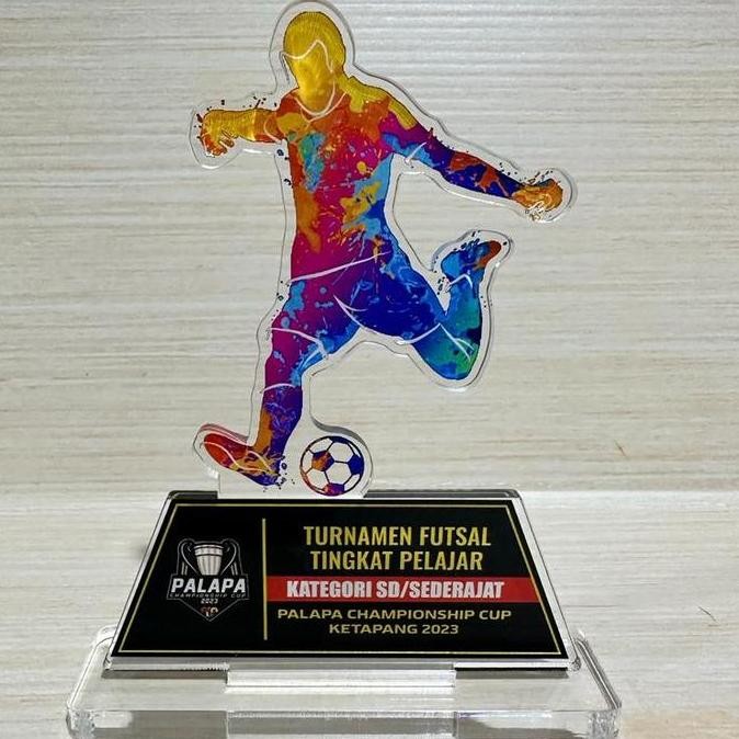 Baru custom akrilik murah/plakat bola/plakat lomba/trophy/hadiah/sepak bola