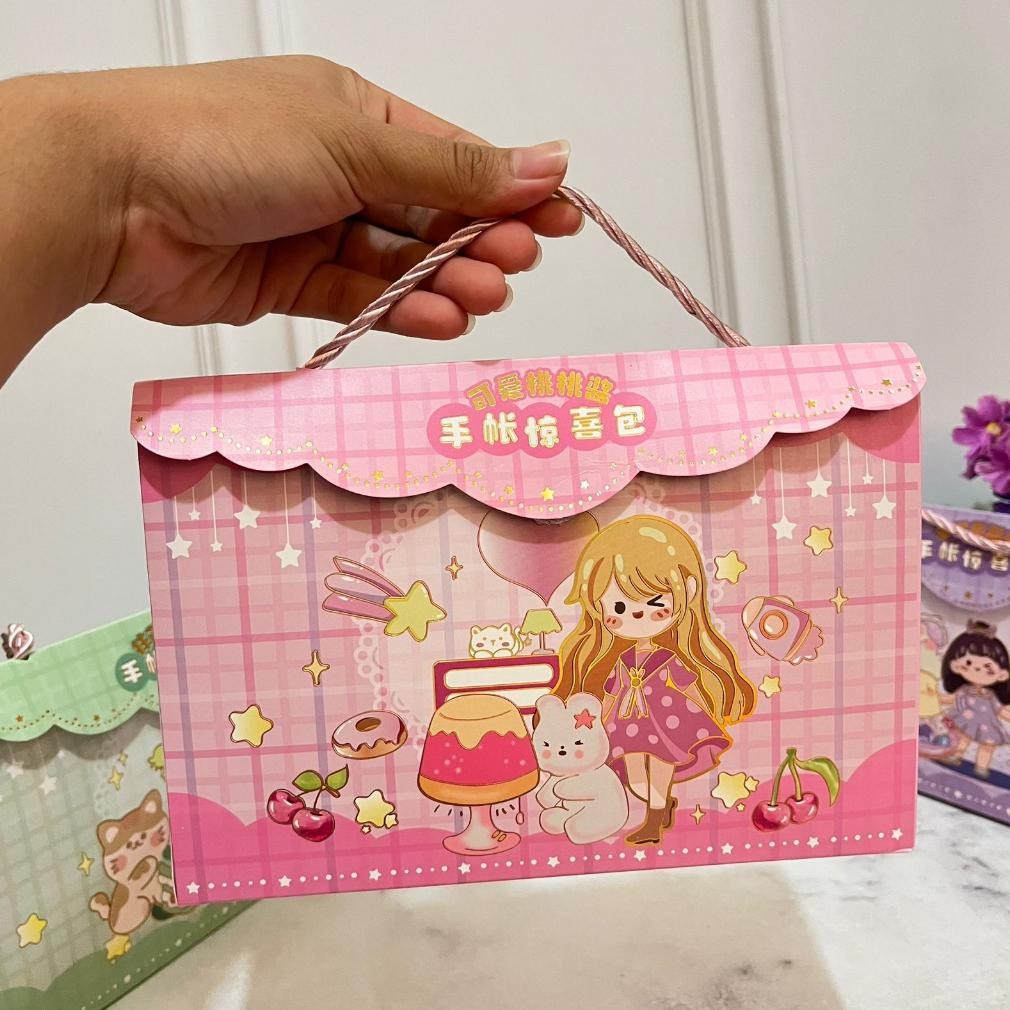 

Readyy!! Paket sticker paper bag washi roll set gratis penjepit SZ-65 -WARNA RANDOM - washi tape cute girl kado unik bungkus gambar hadiah sovenir alat tulis kerja sekolah kantor lucu estetik aesthethic