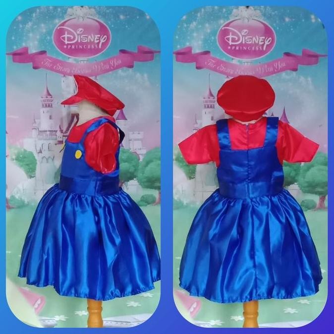 NEW  Mario Bros Girl-Kostum Mario Girl