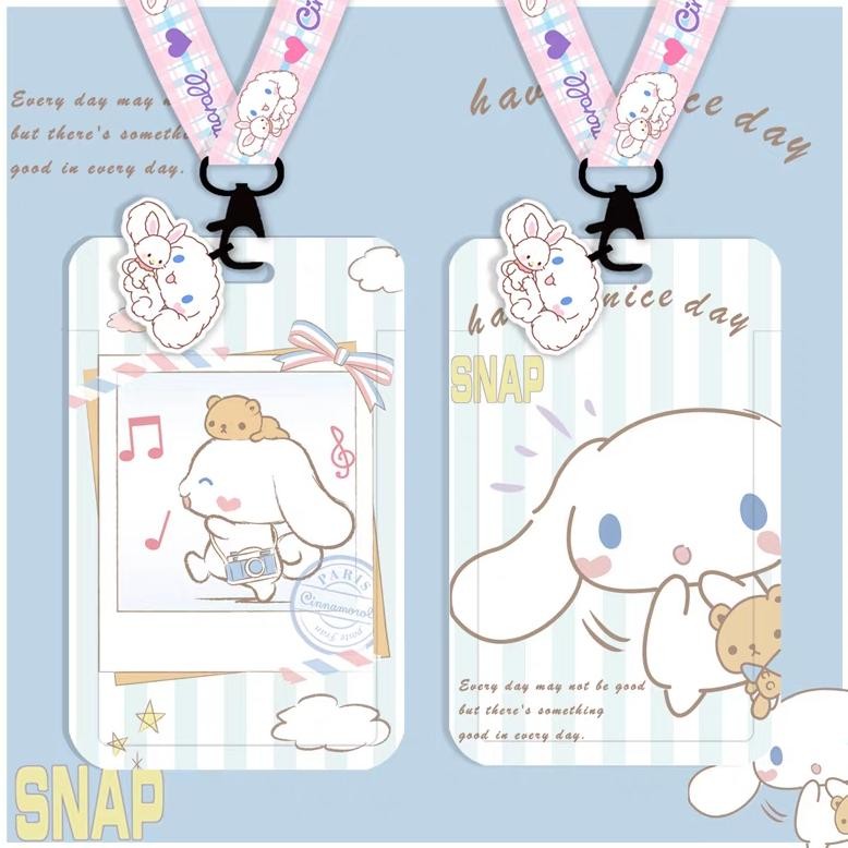 

Readyy!! Kalung Holder Kartu Lucu Sanryo Zanrio / ID Card Name Tag Lanyard Cinnamoroll