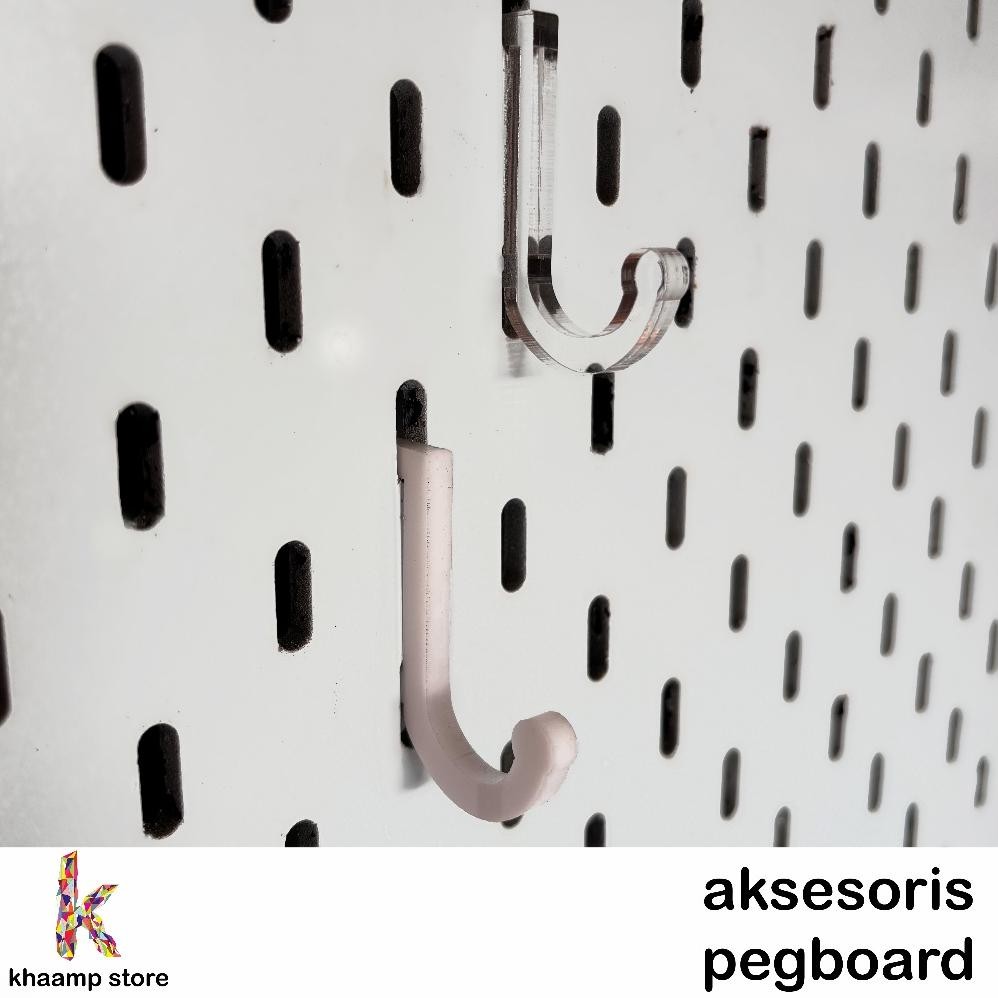 Aksesoris Pegboard Skadis C Hook Desain Elegan