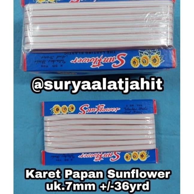 

Readyy!! karet papan Sunflower 7mm Pth ada garis merah =rp.24.500/pcs