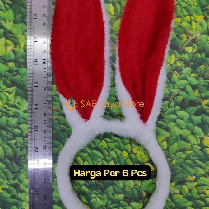 (6 PCS) BANDO KELINCI BULU IMPORT NON LED / BANDO BUNNY BULU / BANDO BULU / BANDO KELINCI / BONDU KE