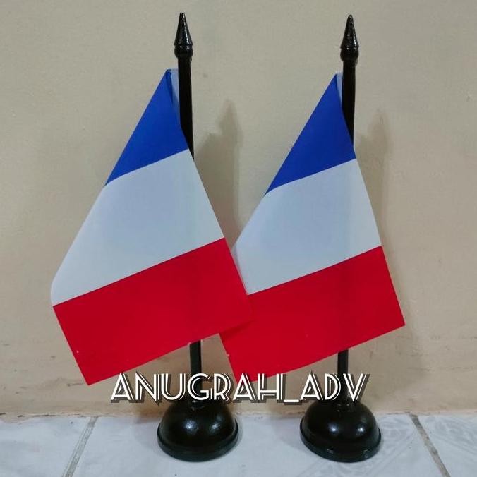 

New tiang kayu bendera meja PERANCIS
