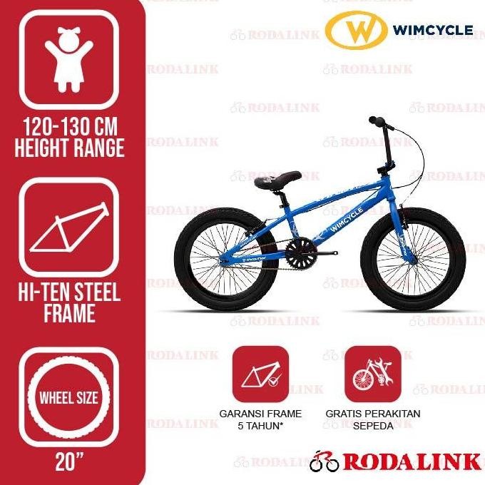Terbaru, Wimcycle Sepeda Anak Bmx 20" Thrasher