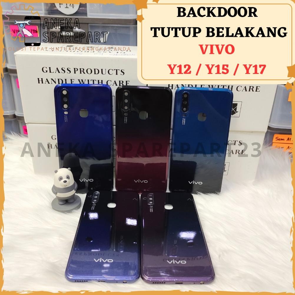 New backcover backdoor VIVO Y12 / Y15 / Y17 2019 cover belakang tutup casing belakang tutup baterai 