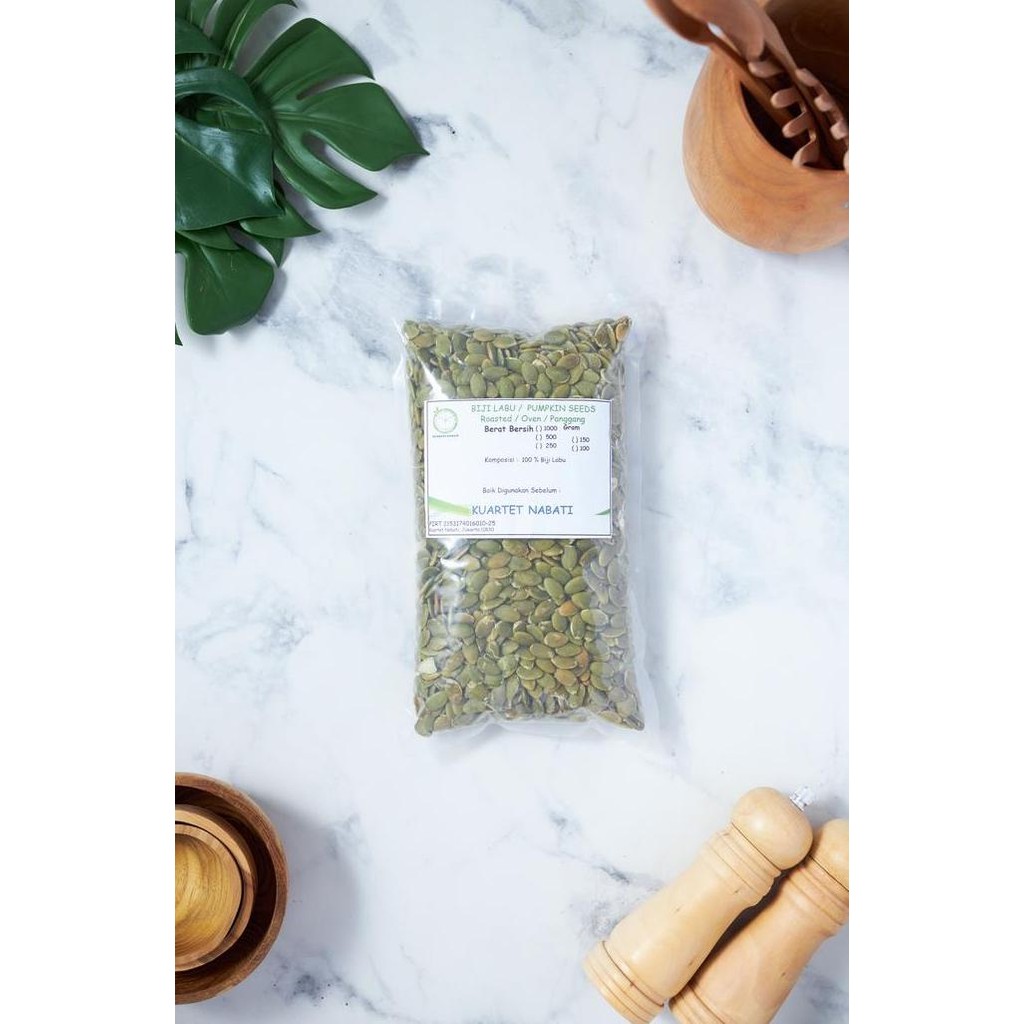 

1000Gr Roasted Pumpkin Seeds - Biji Labu Kupas - Oven - Matang Aaa #Gratisongkir