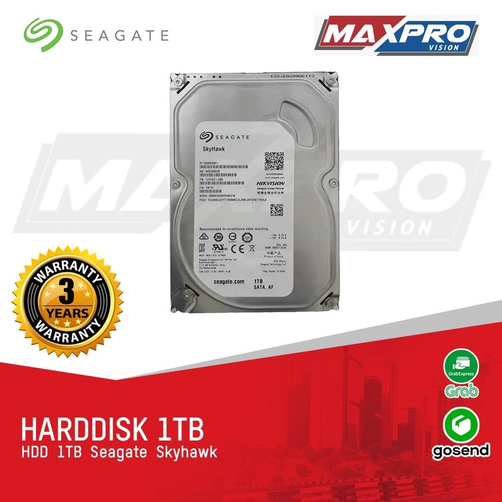 Hdd 1Tb Seagate Skyhawk Terbaru