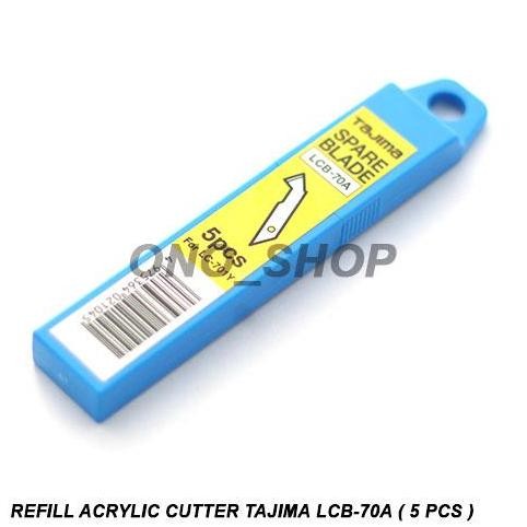 

SALE! REFILL MATA PISAU CUTTER TAJIMA LCB-70A UNTUK PLASTIK ACRYLIC TAJAM AWET