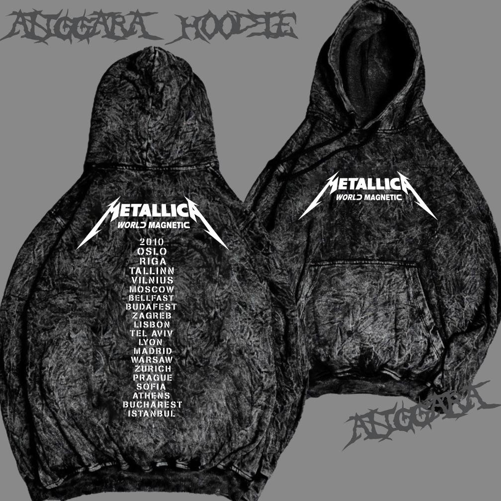 Promo Sweater Hoodie Washed Metallica Hoodie Washing Metallica