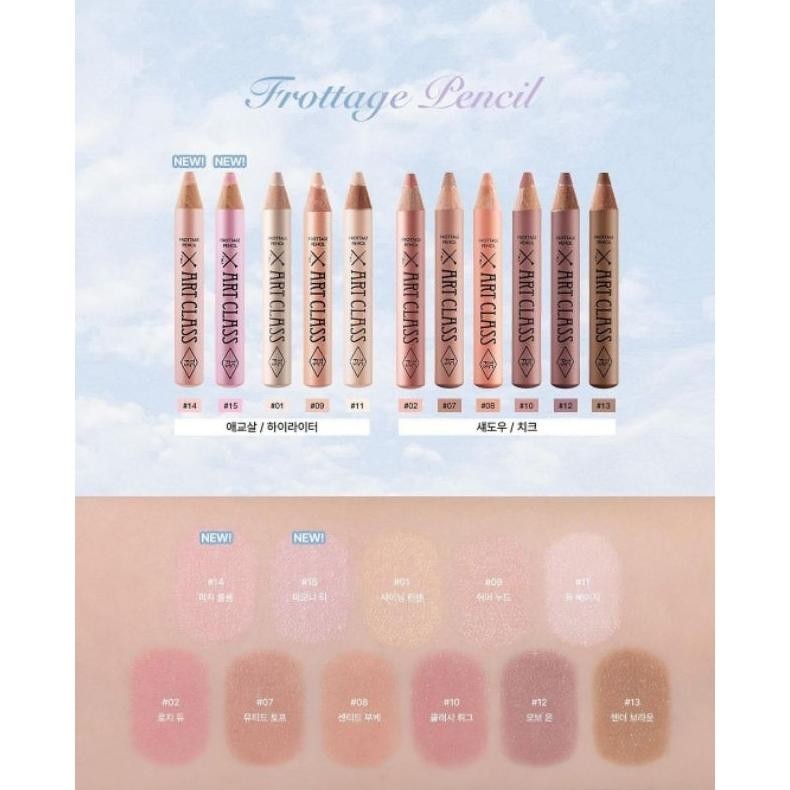 [Promo Diskon] [Pasti Ori] Ready Eyeshadow Korea Too Cool For School Tcfc Art Class Frottage Pencil 