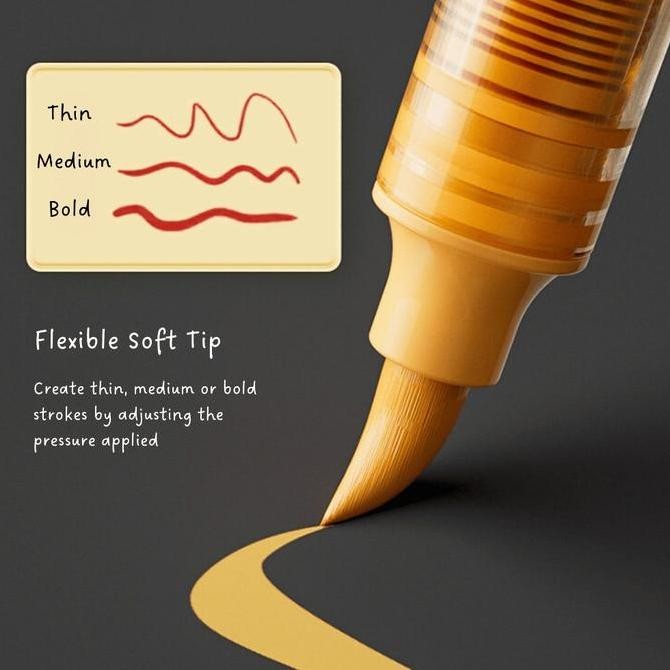 

ENMY ACRYLIC MARKER SOFT TIP PEN PAINT DRAWING COLOURING PAINTING ART PEN TINTA STATIONERY ORIGINAL DAN TERPERCAYA