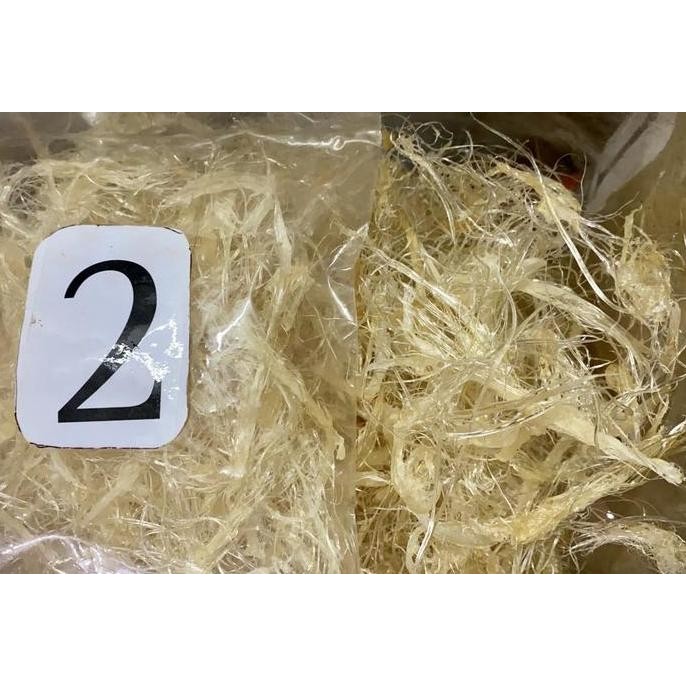

Sirip Ikan Hiu Kering / Hisit He Sit / Sirip Hiu No.2 Super Quality #Gratisongkir