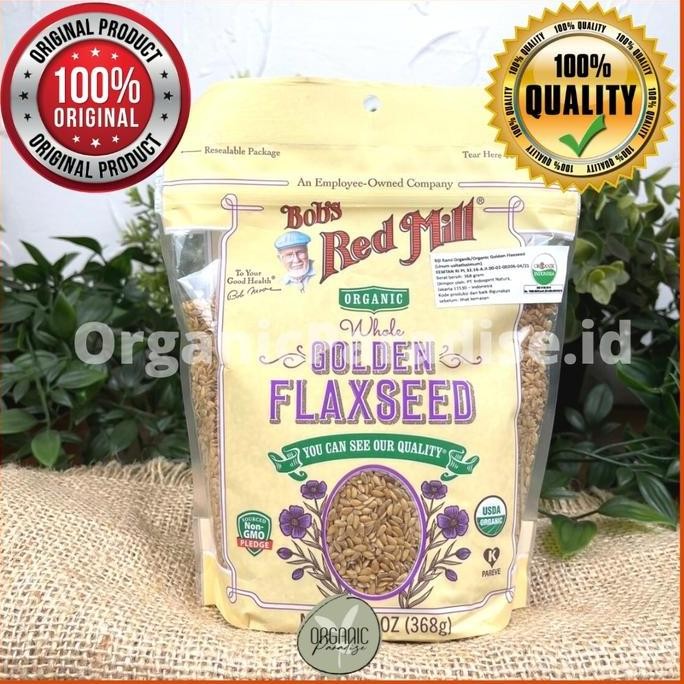 

Bob'S Red Mill Golden Flaxseed Organic 368 Gram #Gratisongkir