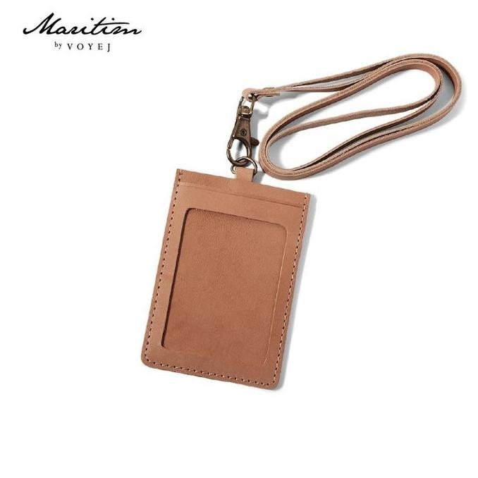 

NEW MARITIM Kei ID Lanyard - ID Lanyard Kulit Asli