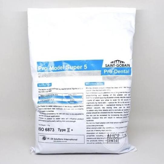 Original Dental Stone Biru Moldano - Gipsum Bahan Cor Gigi Model Gigi Dental Casting