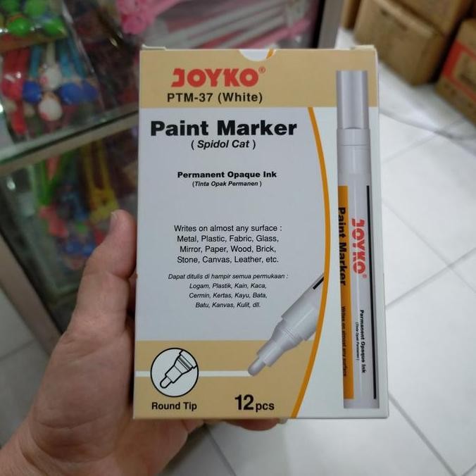 

PAINT MARKER JOYKO PUTIH (12PCS) ORIGINAL DAN TERPERCAYA