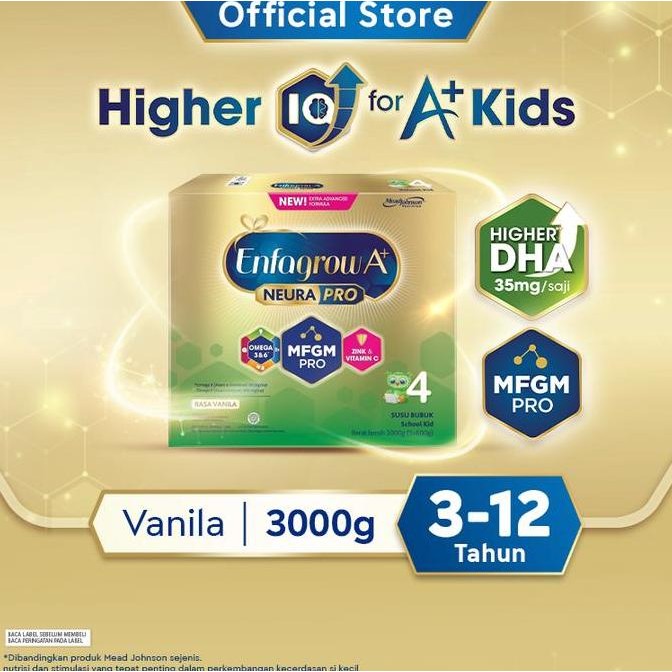 

terbaru enfagrow a+ 4 susu formula anak 3-12 tahun vanila 3000g shopee