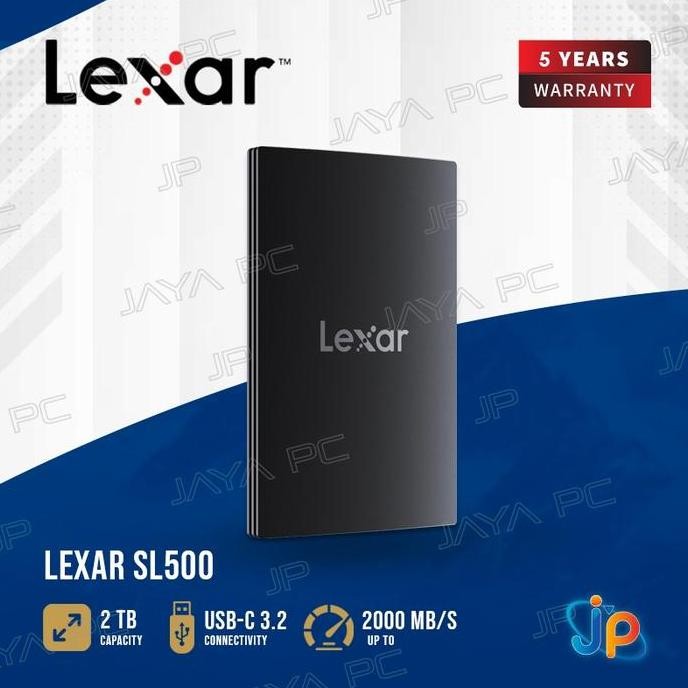 Lexar SL500 SSD External Portable 2TB - USB-C 3.2 2 TB