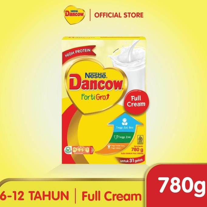 

terbaru nestle dancow fortigro 780gr susu bubuk anak full cream usia sekolah