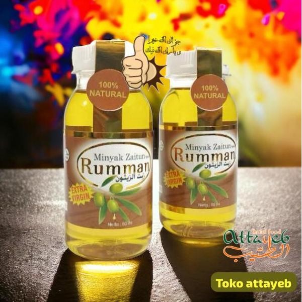 

Rumman Minyak Zaitun Extra Virgin Olive Oil 100% Murni 80Ml