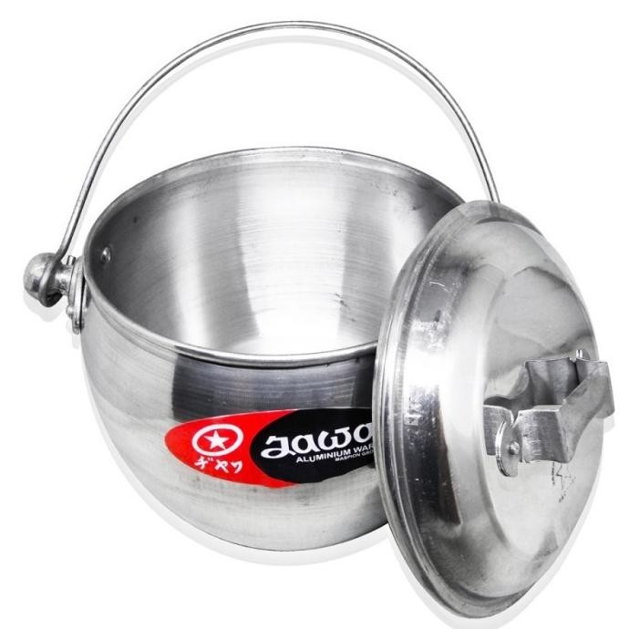 ''Terlaris" Maspion Panci Masak Kastrol Periuk Nasi Liwet Aluminium 22 Cm Sup Sayuran Kuah Murah