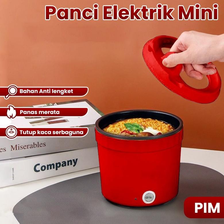 Panci Listrik Serbaguna Panci Masak Electric Cooker Penanak Nasi Mini Portable Penanak Nasi Kukus