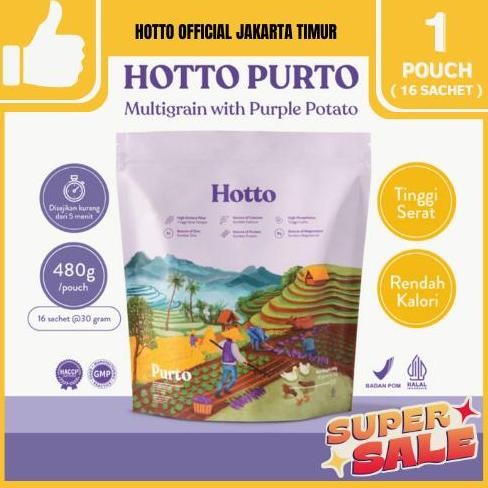 

Promo 1 Pouch Hotto Purto Multigrain Purple #Gratisongkir