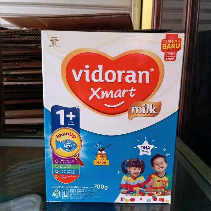 

terbaru vidoran xmart 1+ 700gr susu formula anak rasa madu nutriplex