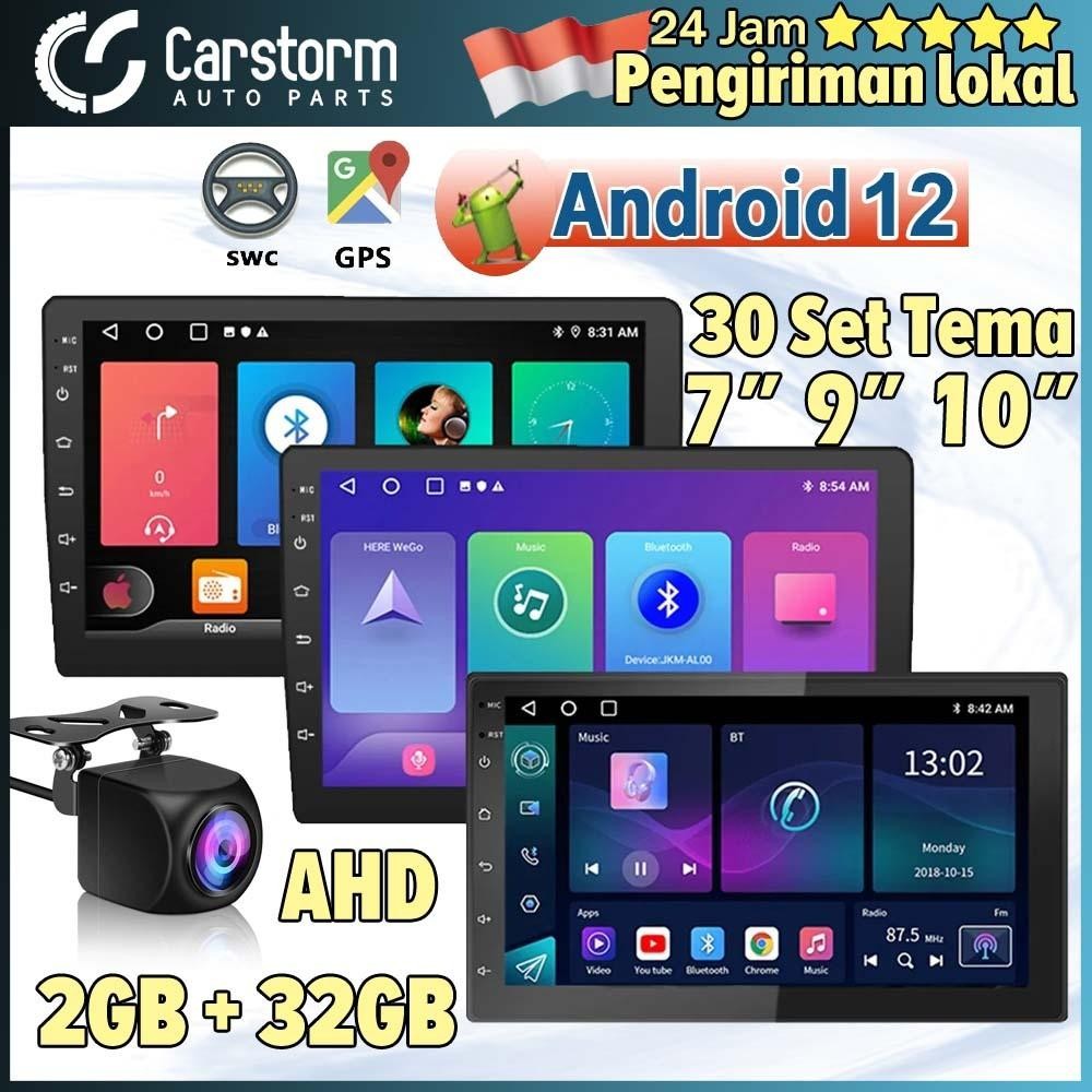 Carstorm Android12 Double Din Android Head Unit 7/9/10 Inch Touch Screen