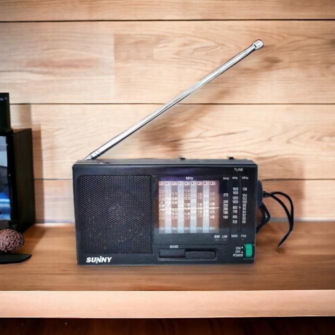 DISKON RADIO PORTABLE FM AM SW LW SUNNY SW12 MINI RADIO KLASIK MULTI BAND