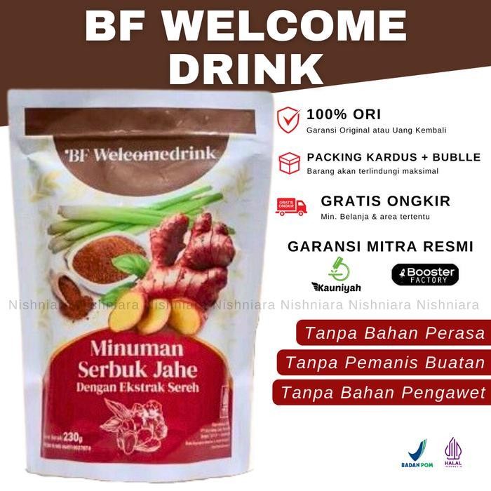 

SL BF WelcomeDrink Minuman Jahe Merah Gula Aren dan Sereh Booster Factory
