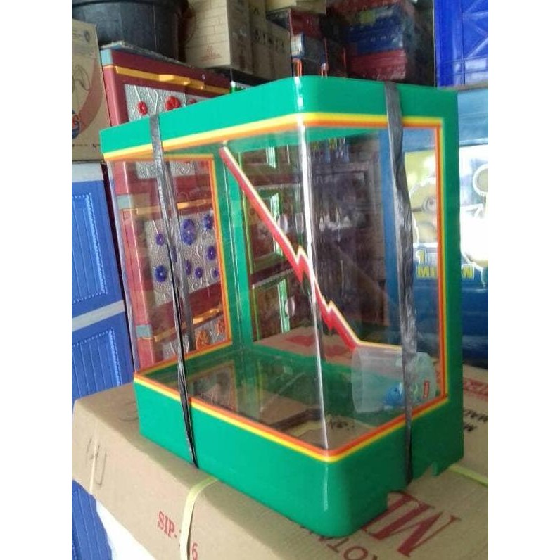Promo--Aquarium Es Kelapa Kecil | Acrylic Es Buah + Gayung Lion Star
