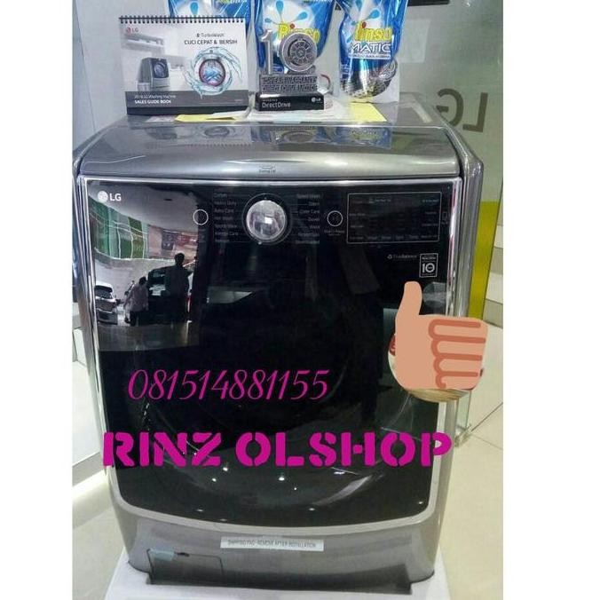 NEW MESIN CUCI FRONT LOADING LG 21KG INVETER/ LG F2721STWV PROMO...