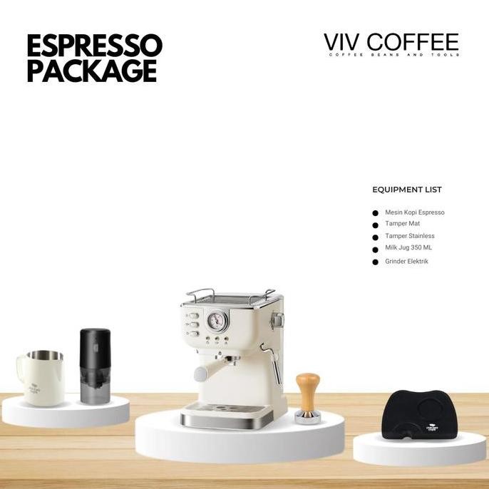 Paket Mesin Kopi Espresso Lengkap Rumahan Coffee Set