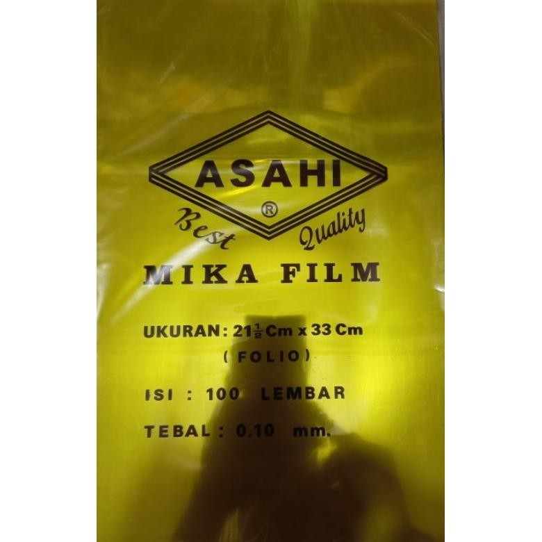 

Plastik Mika Jilid ASAHI 0.10mm ( 1pak/100lembar )