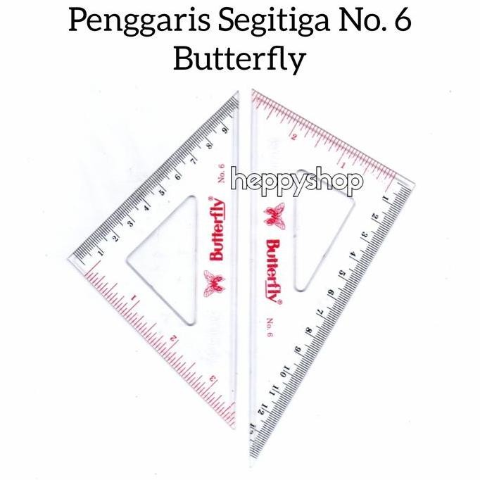 

yang dicari@@@@] Penggaris Segitiga No. 6 Butterfly